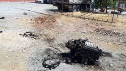 Elazığ'da hakimiyetini kaybedip petrol istasyonuna çarptı