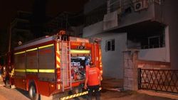 Adana’da apartman dairesinde yangın
