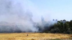 Malatya'da iki farklı alanda yangın: 20 hektarlık kül oldu