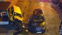 Zonguldak'ta kontrolden çıkan araç 10 metreden uçtu
