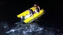 Bodrum'da kaçak göçmenler boğulmaktan son anda kurtuldu