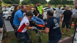 Adana'da kazazede kriko ile kurtarıldı