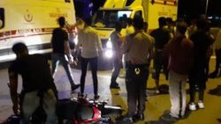 Otomobil ile çarpışan motosikletin sürücüsü öldü