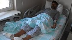 Yunan polisinin işkence ettiği mülteci tedavi edildi