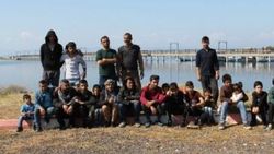 Ayvalık’ta jandarma 92 göçmen yakaladı