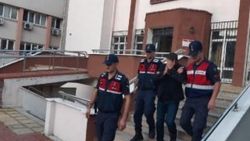 Boşandığı eşini darbederken jandarma yakaladı