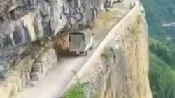 En tehlikeli yolun yeni görüntüleri