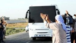 Muhtemel operasyon için sınıra giden askerimize karşılama