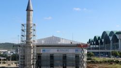 Sabiha Gökçen Havalimanı Camisi inşaatında sona gelindi