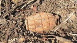 Çanakkale'de bulunan 104 yıllık el bombası imha edildi