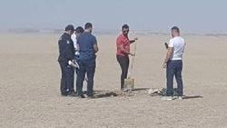Konya'da toprağa gömülü erkek cesedi bulundu