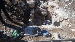 Mersin'de kaçak kazı yapan 2 kişiye suçüstü