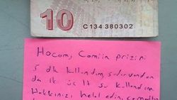 Kırıkkale'de imamın camide bulduğu not