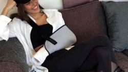 Dilan Çiçek Deniz'in spor kazası
