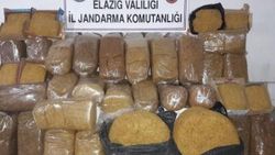 Jandarma, 600 kilogram kaçak tütüne el koydu