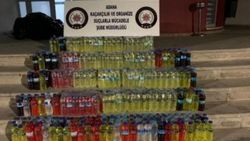 Adana'da tekel bayisindeki kaçak içkilere operasyon