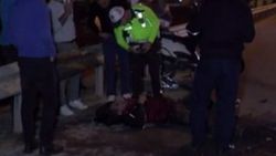 Pendik'te kazaya yardım için duran araca arkadan çarptı