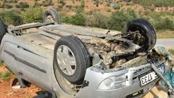 Aydın'daki trafik kazasında emniyet kemeri hayat kurtardı