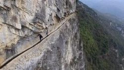 Çin'in Guizhou eyaletinde 36 yılda tamamlanan su yolu