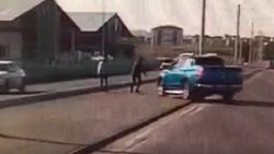 Eskişehir'de trafikte Türk şakası