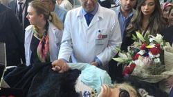 Ameliyat olan Muazzez Abacı taburcu oldu
