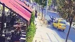 Düzce'de kurye taksiyle çarpışarak havaya fırladı