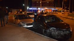 Malatya'da iki araç kavşak içerisinde çarpıştı