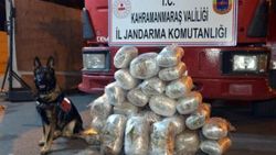 Kahramanmaraş'ta 46 kilo esrar ele geçirildi