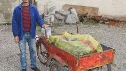 Hurdacı çöpte bulduğu altın poşetini polise verdi