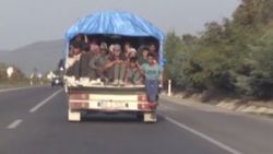 Balıkesir'de otoyolda tehlikeli yolculuk