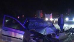 Bursa'da otomobil ile minibüs çarpıştı