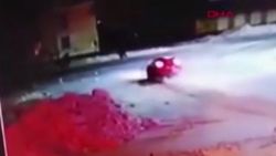 Rusya'da yaşanan feci kaza kameralara yansıdı