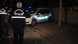 Konya'da polis aracı kaza yaptı