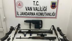 Van'da PKK'ya ait mühimmat ele geçirildi