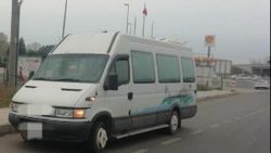 İkiz plakayla servis minibüsçülüğüne 8 bin 960 lira ceza