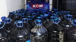 Çanakkale'de 4 bin litre kaçak şarap ele geçirildi
