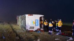 Aksaray'da yolcu otobüsü kazasında 1 ölü 45 yaralı