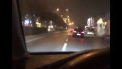 Alkollü sürücü araç kullanırken canlı yayın yaptı