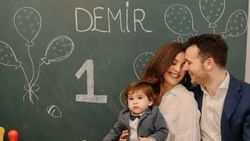 Azra Akın'ın Demir'i 1 yaşına bastı