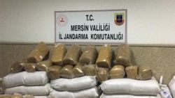 Mersin'de 665 kilo kaçak tütün ele geçirildi