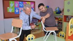 Sakarya'da ara tatilde okul tadilatı