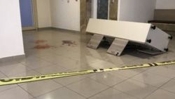 Tekirdağ'da kütüphanede dolabın altında kalan çocuk