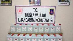 Muğla'da çekici ile sahte alkol nakline darbe