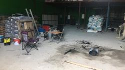 Sobaya tiner döken baba kendini ve oğlunu yaktı