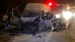Tankere arkadan çarptı, hastanede öldü