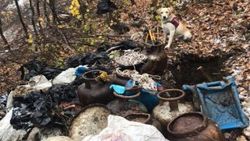 Bitlis'te 300 kilo EYP imha edildi