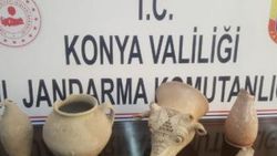 Konya'da tarihi eser satmaya çalışan 1 kişi yakalandı