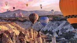 Kapadokya'da balon turları iptal edildi