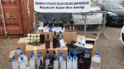 Gaziantep'te 27 litre sahte alkol ele geçirildi
