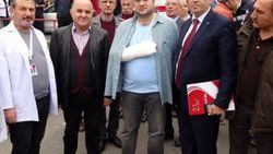 Trabzon'da sessizlik isteyen doktora saldırı